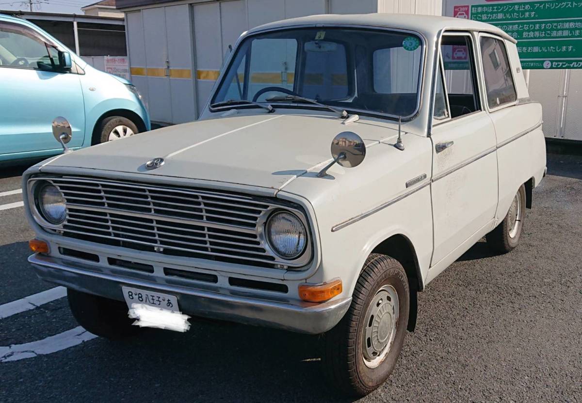 三菱 ミニカ 360 希少 低走行 34050km 実働車 昭和43年 LA21 2スト 