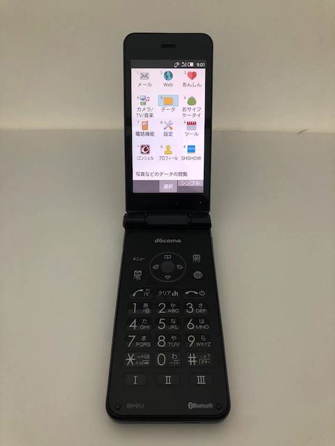 ランクAー3175』ドコモ AQUOS ケータイ SH-01J Simロック解除済み 送料