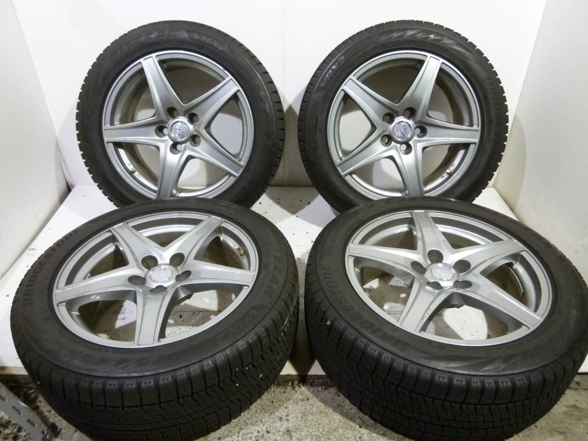 @翌日発送@2020年製@８～９分山＠ レクサスLS専用ホイール付 235/50R18 BS BLIZZAK VRX2 4本！F9088