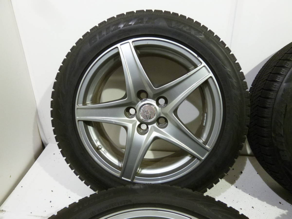 @翌日発送@2020年製@８～９分山＠ レクサスLS専用ホイール付 235/50R18 BS BLIZZAK VRX2 4本！F9088