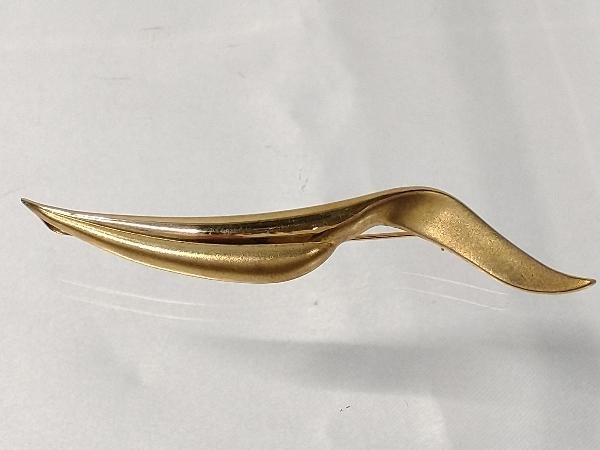 K18 ゴールド 総重量約4.8g トップ ブローチ