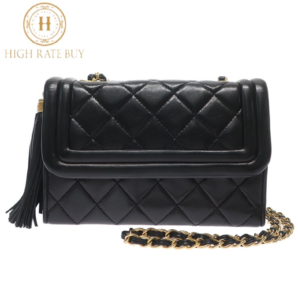 1円スタート 極美品 CHANEL シャネル マトラッセ フリンジ チェーン 