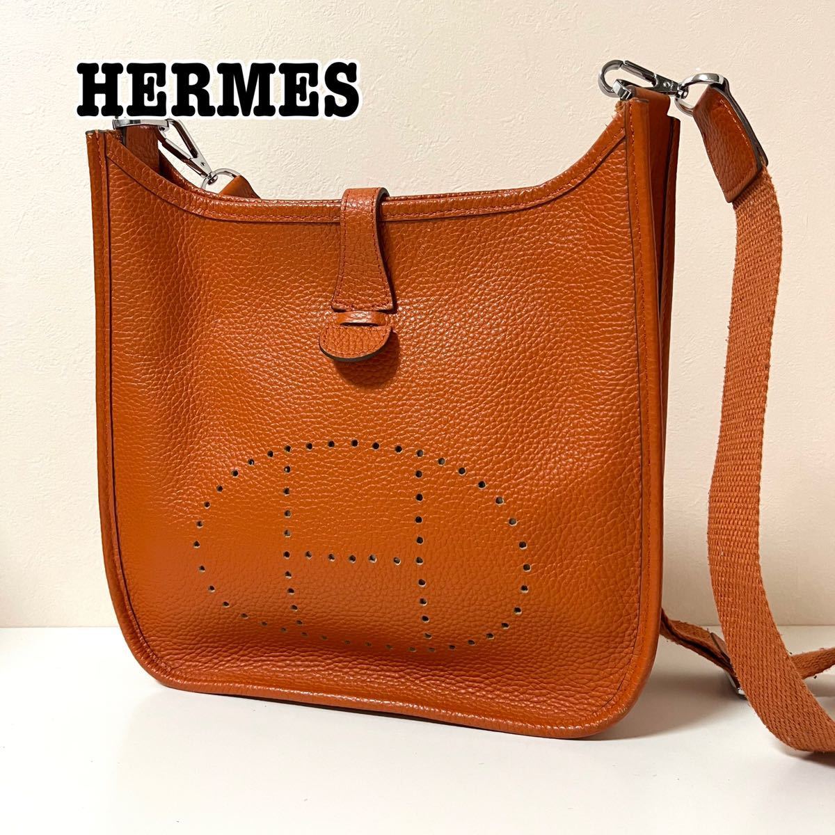1円〜 HERMES エルメス エヴリン エブリン エルメスエブリン PM J刻 