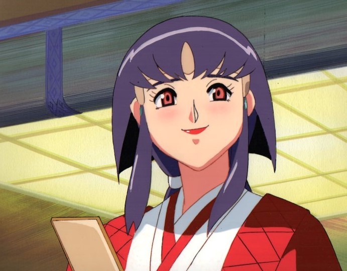 ☆天地無用！シリーズ・セル画⑬・一句詠む阿重霞・AIC・高田由美