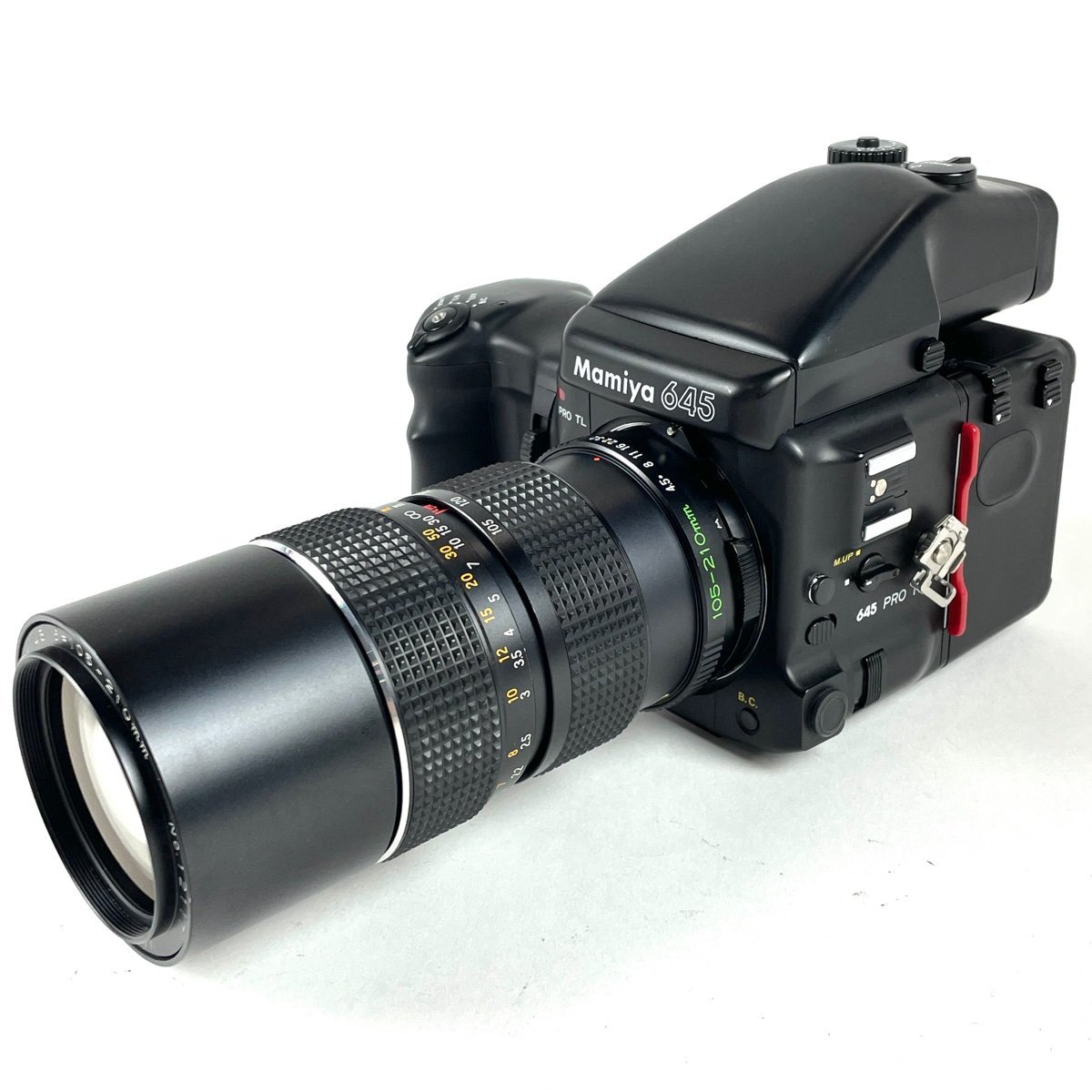 マミヤ Mamiya 645 PRO TL + SEKOR C 105-210mm F4.5 中判カメラ 【中古】