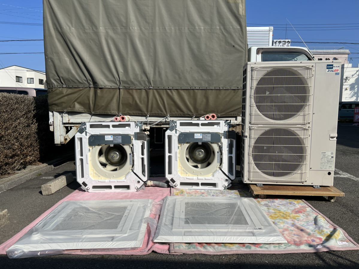（U-1）引取り大歓迎 三菱　MITSUBISHI パッケージエアコン　PL-ERP80EA5 PUZ-ERMP160LA4 2017年製　6馬力　4方向　業務用　未使用品