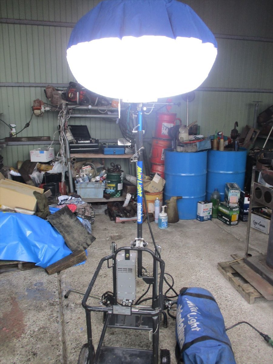 【中古】◇バルーンライト◇やまびこ◇新ダイワＳＭＢ４3Ｅ投光器◇ミニライト◇メタルハライド420ｗ50/60Hz◇灯具カバー付き①