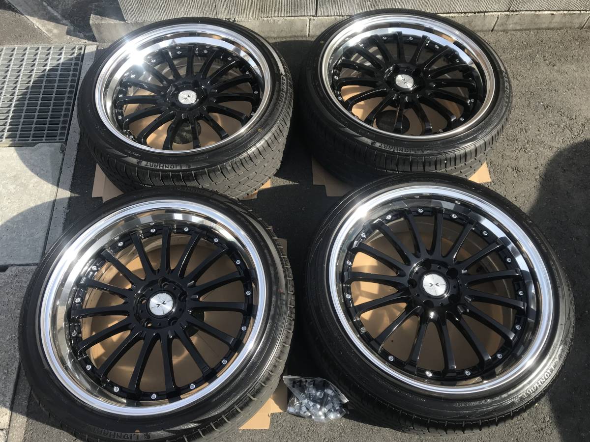 美品！バリ山タイヤ！高級ヴェッズ マーベリック815F PCD120 9.5J 245 
