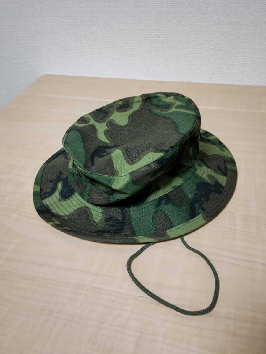未使用品 米軍実物 60's ERDL ジャングルハット デッドストック 米軍