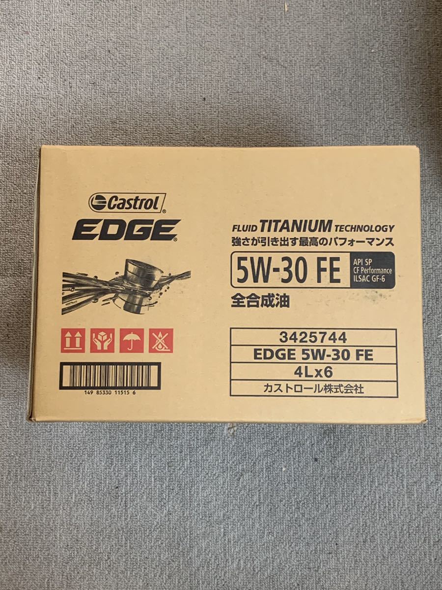 正規品，大得価 全国 カストロール EDGE TITANIUM エッジ チタニウム 5w30 FE 4Lワンケース 6 缶入り 全合成油(エンジンオイル)｜売買されたオークション情報、yahooの商品情報をアーカイブ公開 - オークファン エンジンオイル