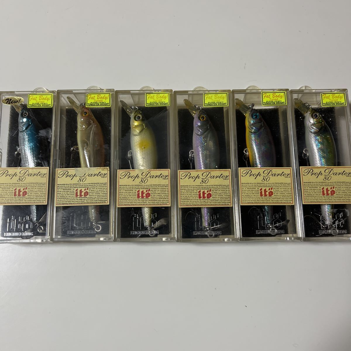 ③メガバス プロップダーター80 ×6個セット PROP DARTER 80(プロップ