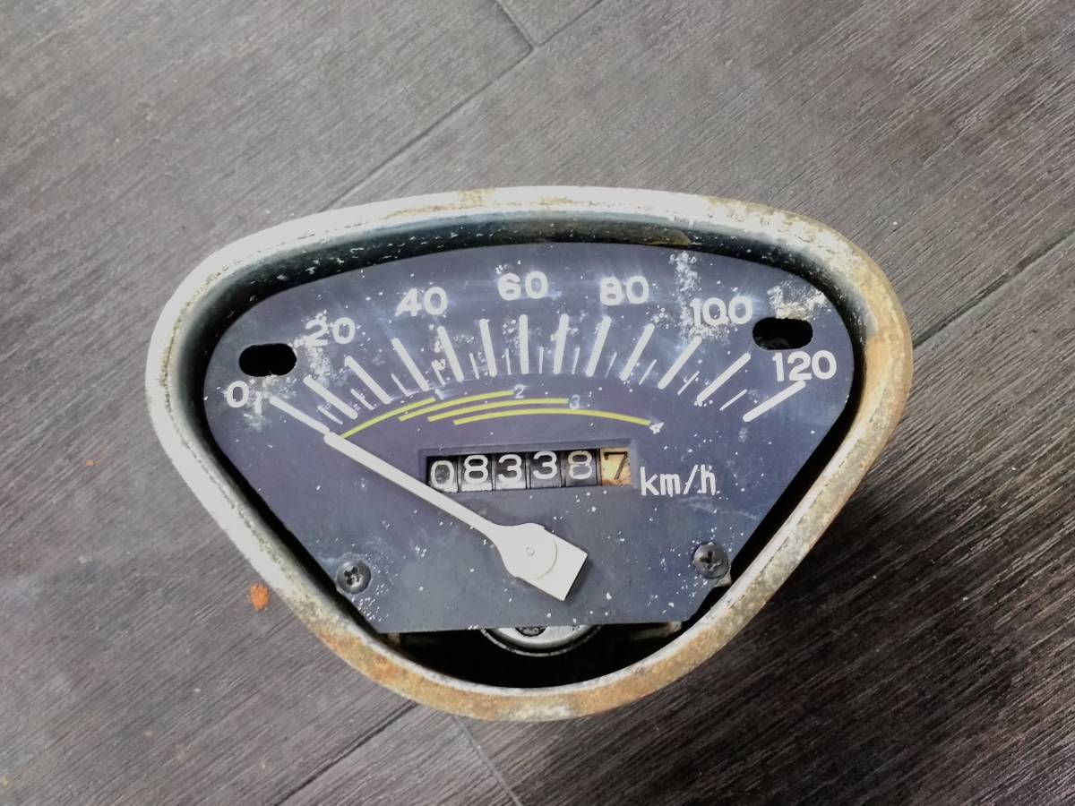 ダックス シャリー 初期型80キロメーター純正 4速表示当時物 DAX CS90 純正