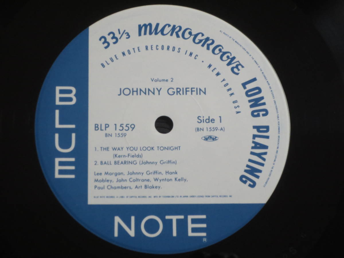 LP、ア・ブローイング・セッション／ジョニー・グリフィン（ブルー