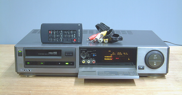 ★SONY Y/C分離搭載 高画質Hi8ビデオ EV-S1500 「リモコン・接続コード付」 メンテ済完動品★23/01/15-01