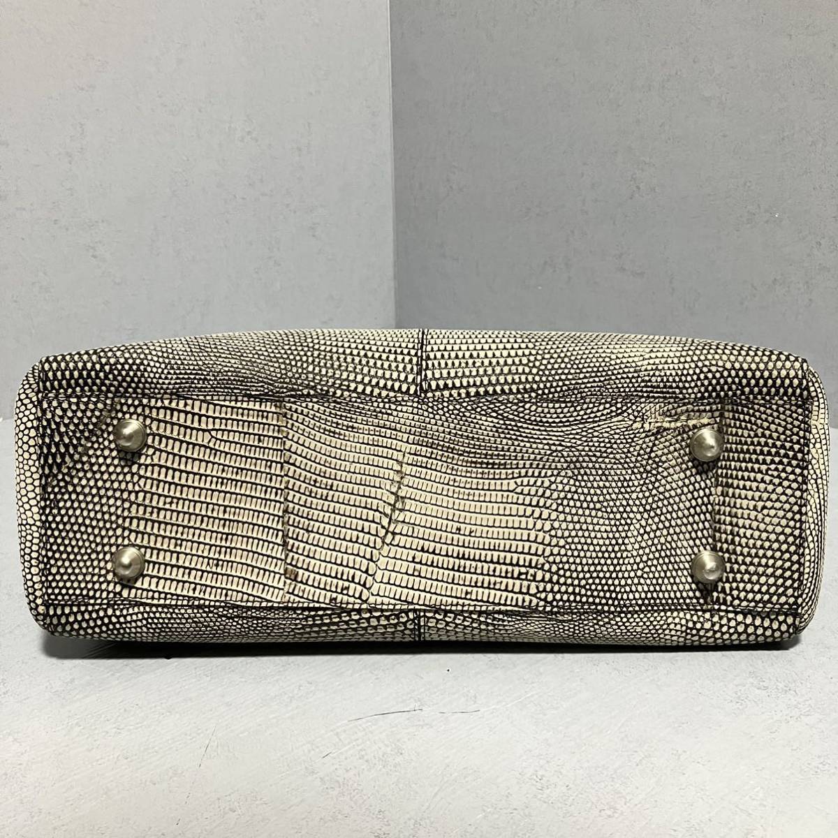 レア マームエレガンス パイソン×リザード 本革 2way ショルダーバッグ