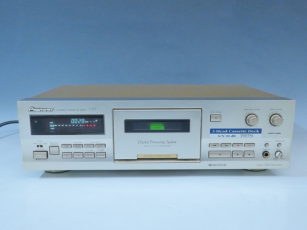T-D7 パイオニア カセットデッキ Pioneer PIONEER 美品Pioneer