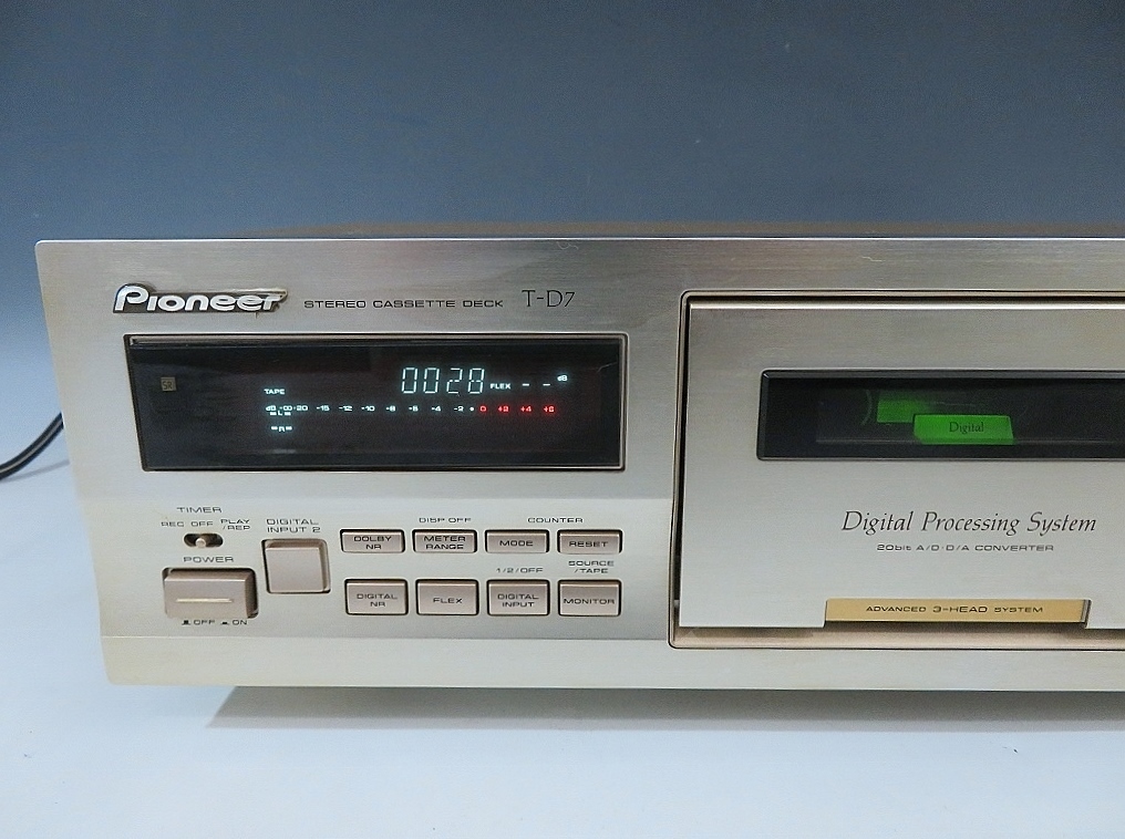 T-D7 パイオニア カセットデッキ Pioneer PIONEER 美品Pioneer T-D7 パイオニア カセットデッキ Pioneer PIONEER 美品Pioneer