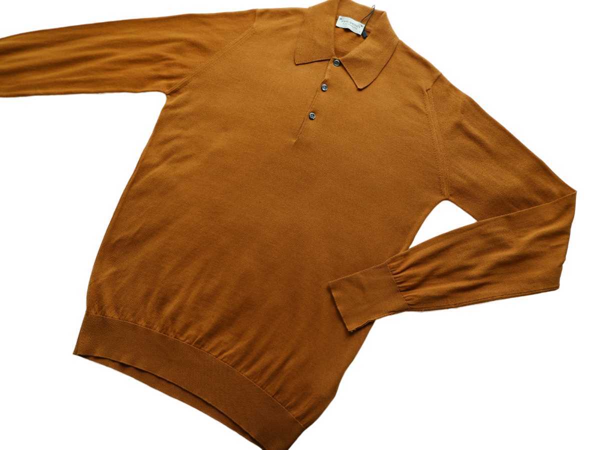 Blue ファッション JOHN SMEDLEY BRADWELL 30ゲージ コットン 長袖