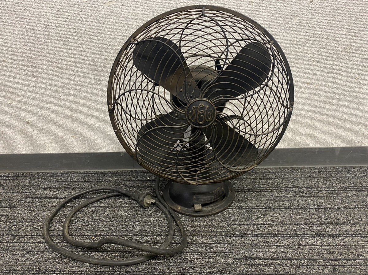 稼働品 扇風機（交流電気扇）C-7032 芝浦製作所 昭和レトロ