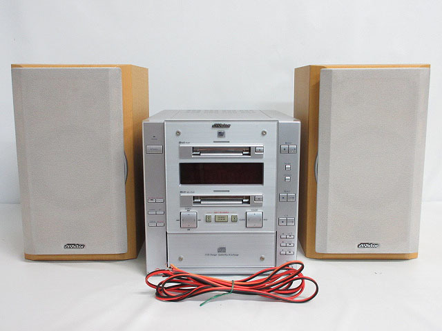 ☆rt2484 ビクター ミニコンポ MX-S7WMD CA-MXS7WMD CD MD ラジオ