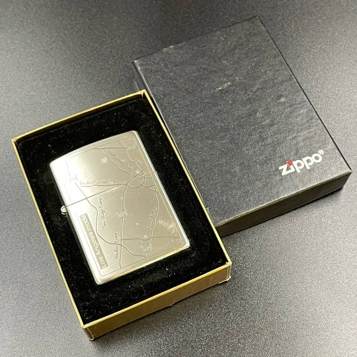 【人気】ZIPPO ジッポ 1999年製 USA製 ロスアンゼルス シルバー 火花NG 着火跡あり オイル ライター/1690190/CDK13-3-4