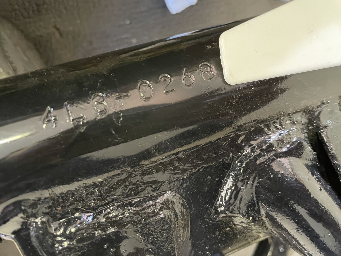 希少 書付き ヤマハ RZ250 初期型 正規打刻 フレーム 検 RZ250R RZ350R 
