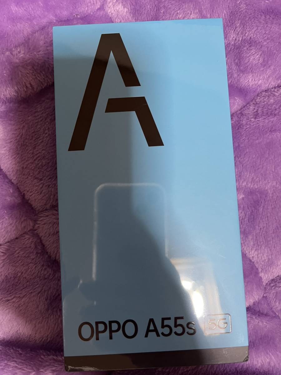☆未開封☆OPPO A55s 5G SIMフリー グリーン スマートフォン A55s5G6
