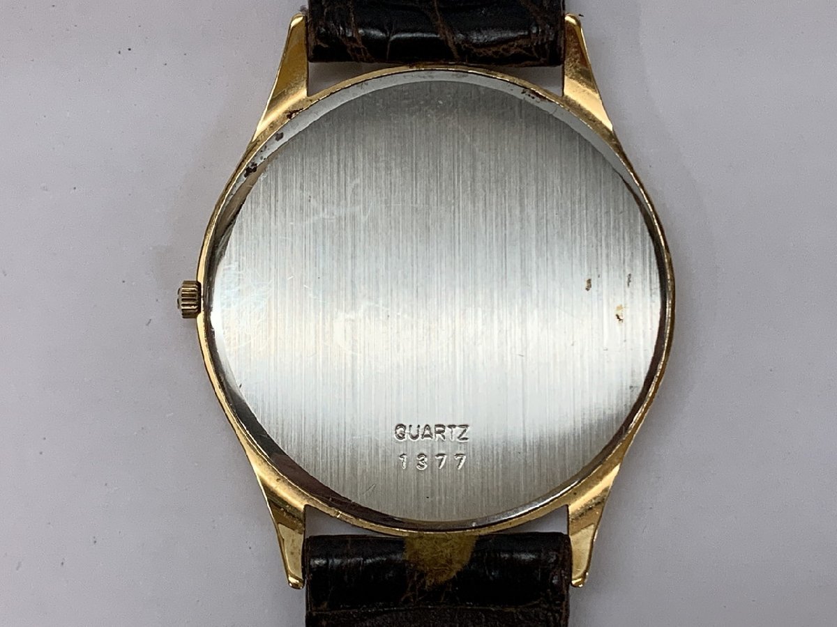 H-0490】OMEGA オメガ De Ville デビル Cal.1377 ゴールド系 ローマ 