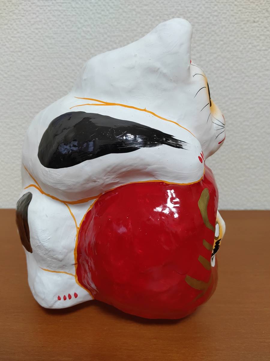 招き猫 多摩張り子 郷土玩具 伝統工芸品 風俗人形 開運 会田 置物