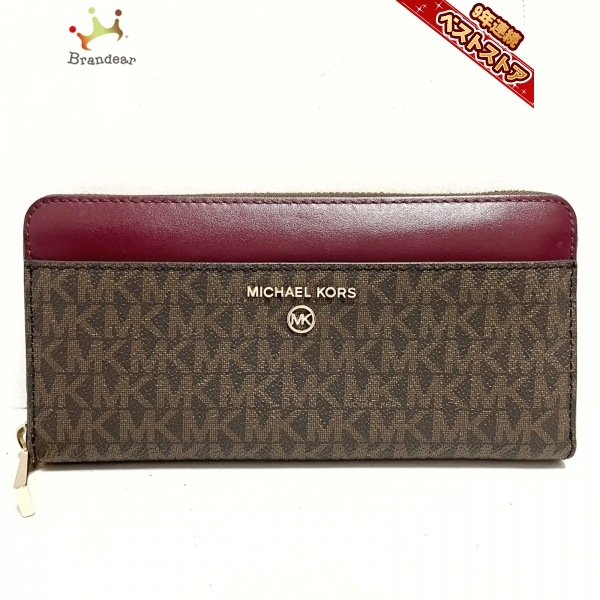 レディース ☆極美品☆MK☆マイケルコース☆長財布☆ラウンドジップ