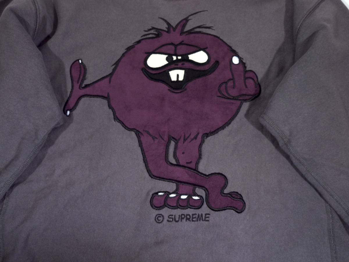 本物/Supreme 2002AW 初期/超希少 CAMACHO FUCK FINGER SWEAT SHIRT 