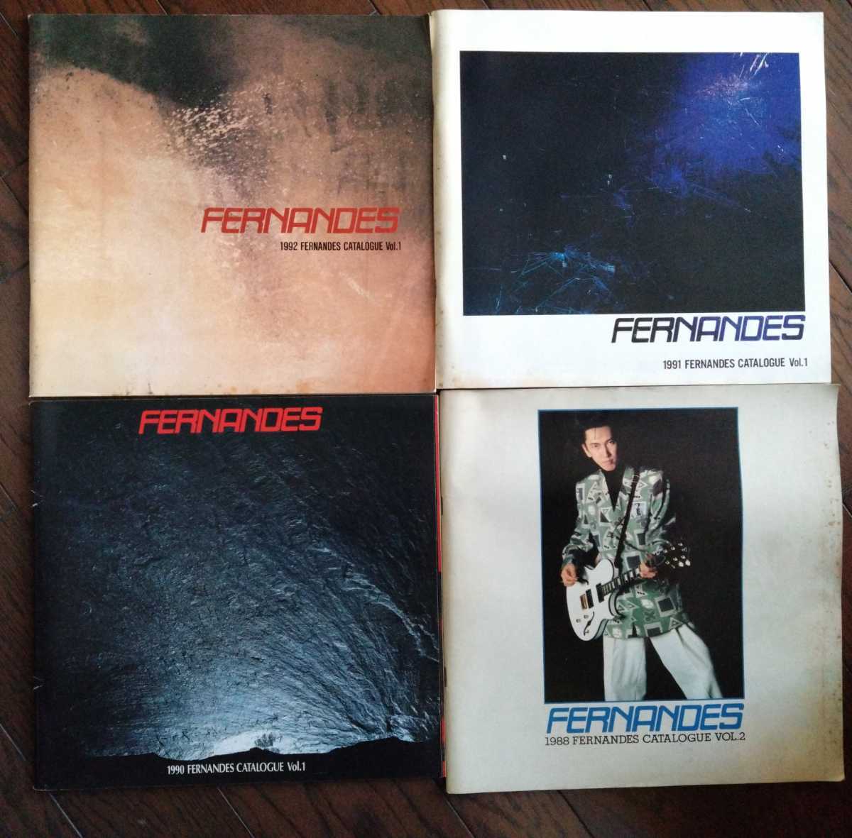 FERNANDES カタログ 4冊セット 1988年〜1992年 布袋寅泰 ギター BOOWY フェルナンデス