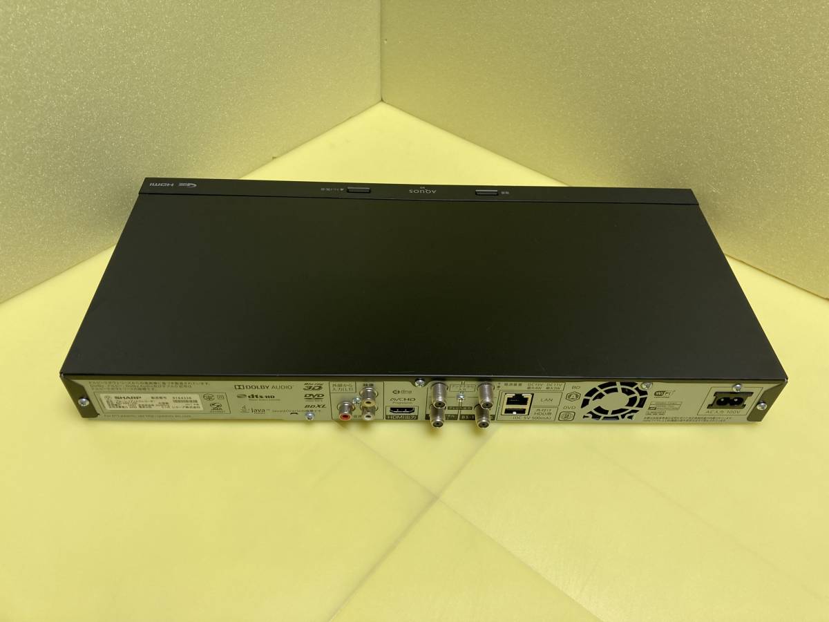 SHARP シャープ BDレコーダー BD-NW1100 2番組同時録画 HDDは交換中古