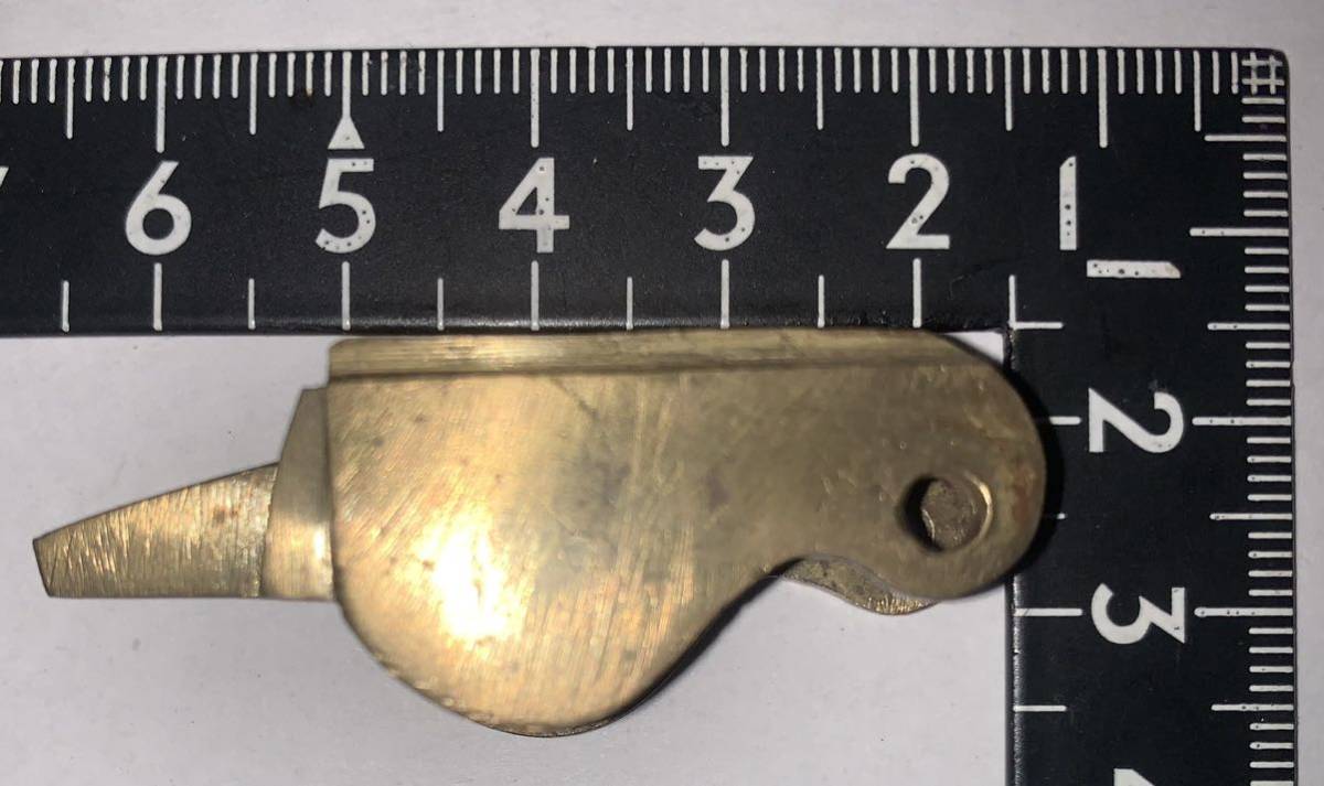 火縄銃　火蓋　真鍮製