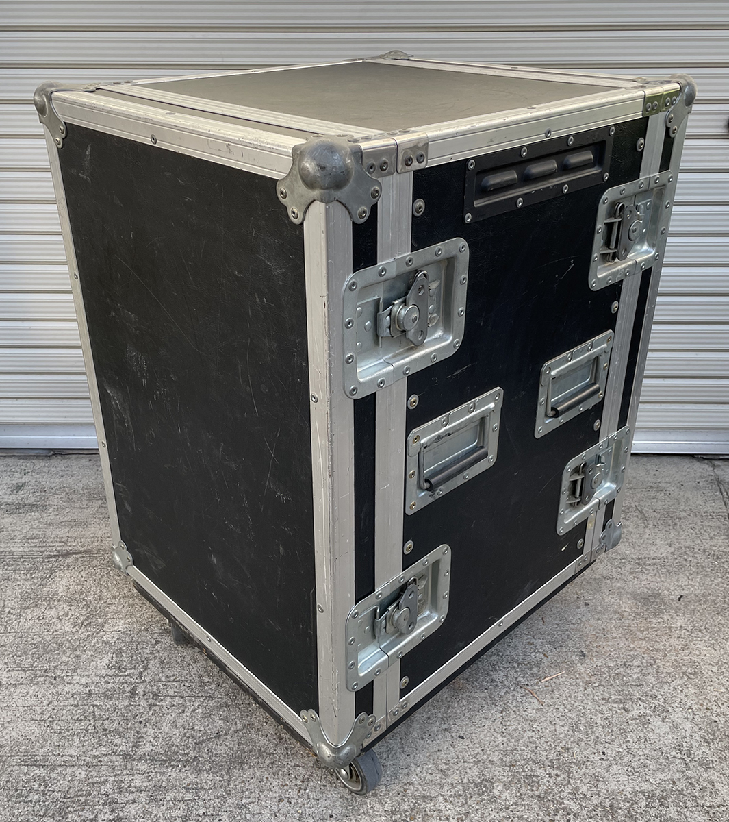 15U450mm ラックケース キャスター付き 黒 キャスター付き ( ) EPX4000