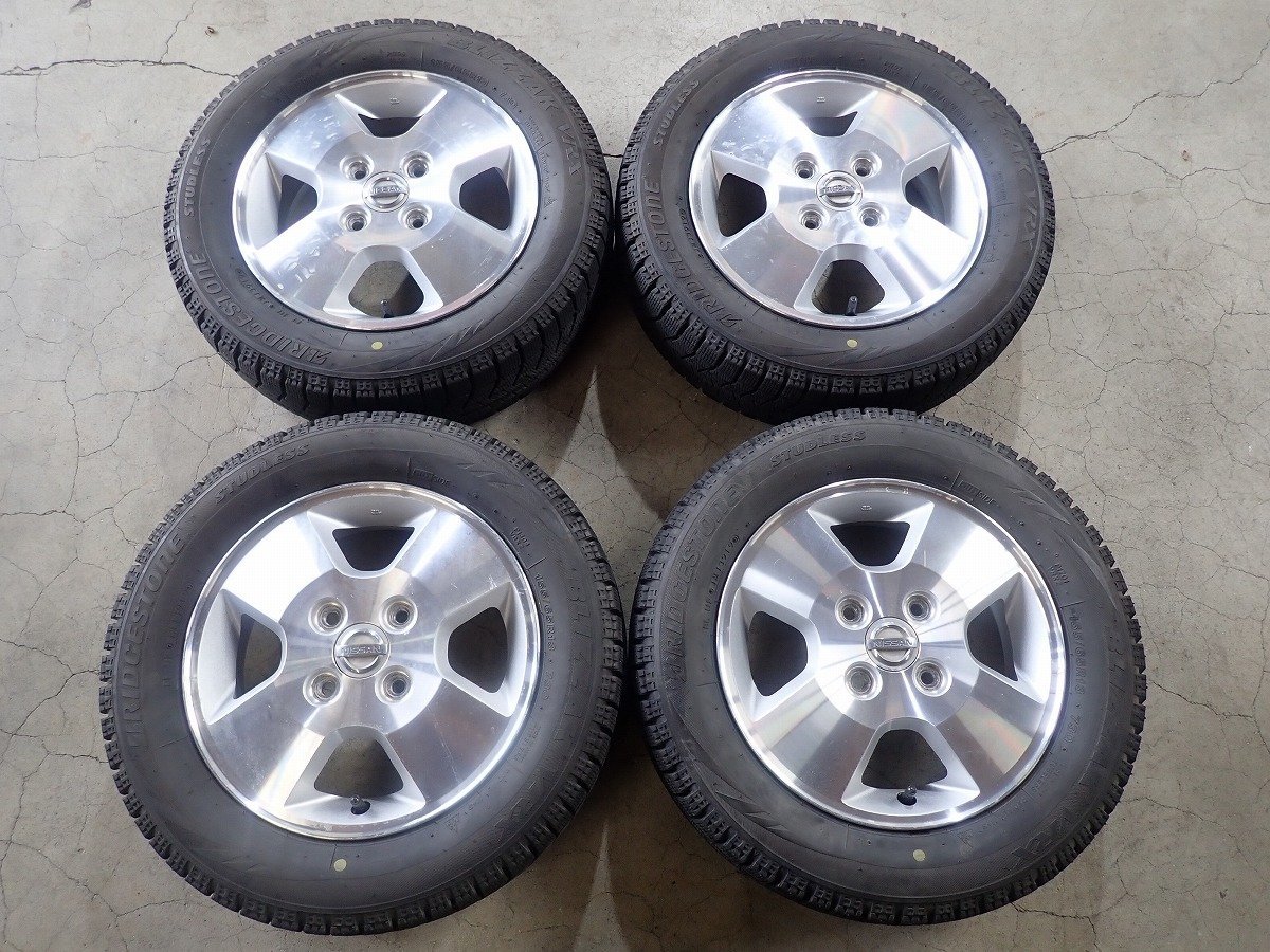 QR3571【送料無料155/65R13】日産純正アルミ（スズキ純正）MG22S モコ 