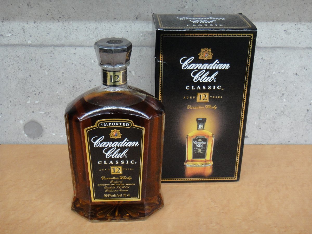 15362T 古酒 未開栓 Canadian Club CLASSIC カナディアンクラブ 