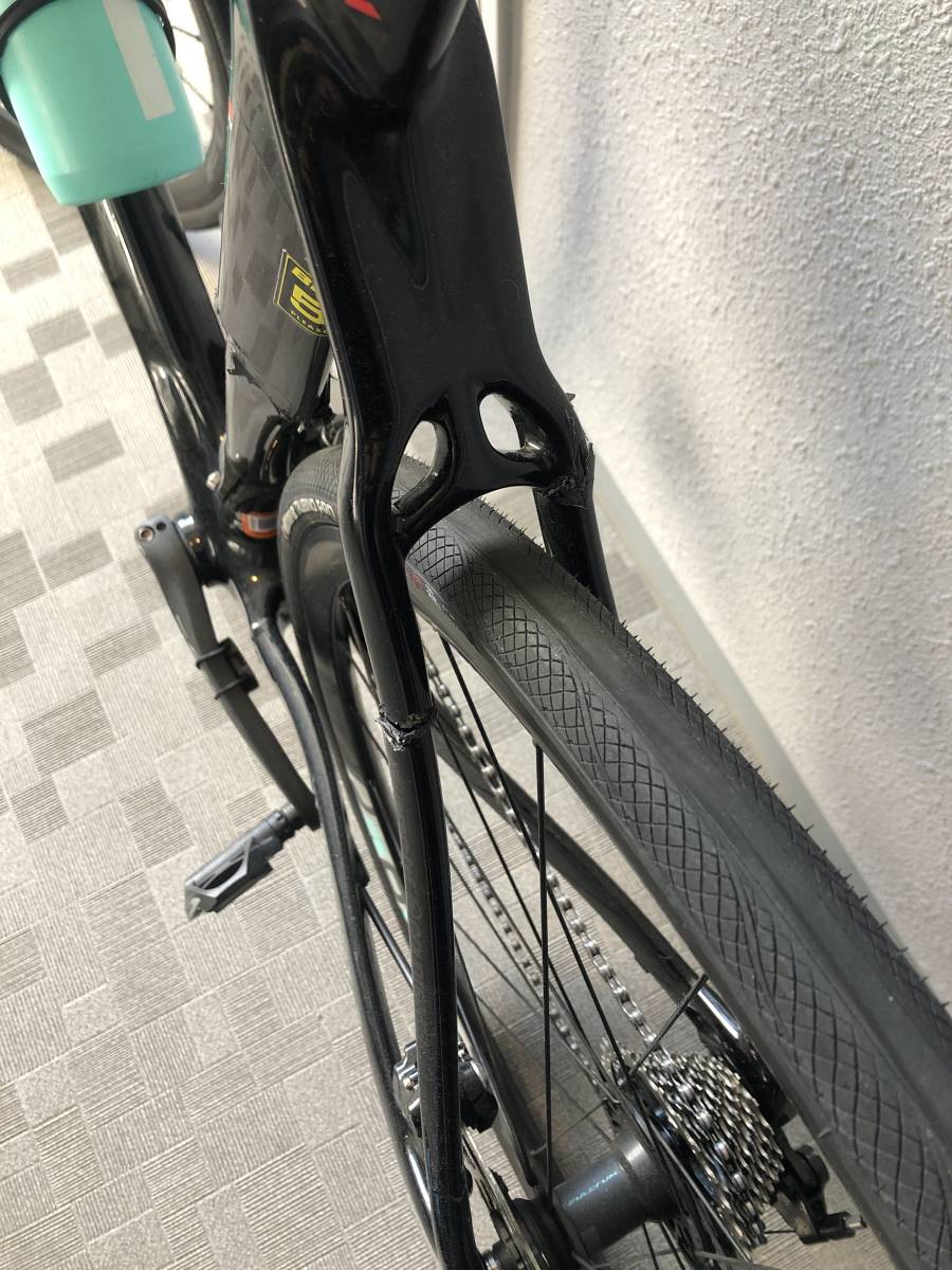 事故車 部品取り BIANCHI OLTRE XR3 2021 SHIMANO105 ビアンキ 