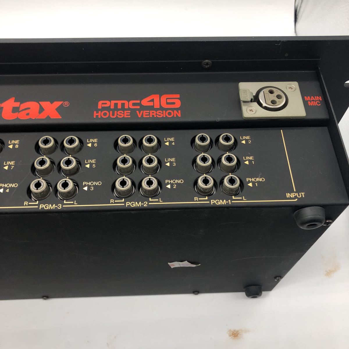 E/F366571】Vestax ベスタックス DJミキサー PMC46 通電確認OK