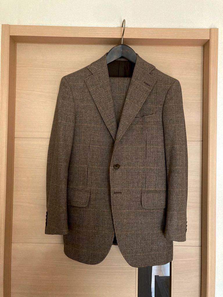 極美品】イタリー製BOGLIOLI/ボリオリ ウインドウペン グレンチェック