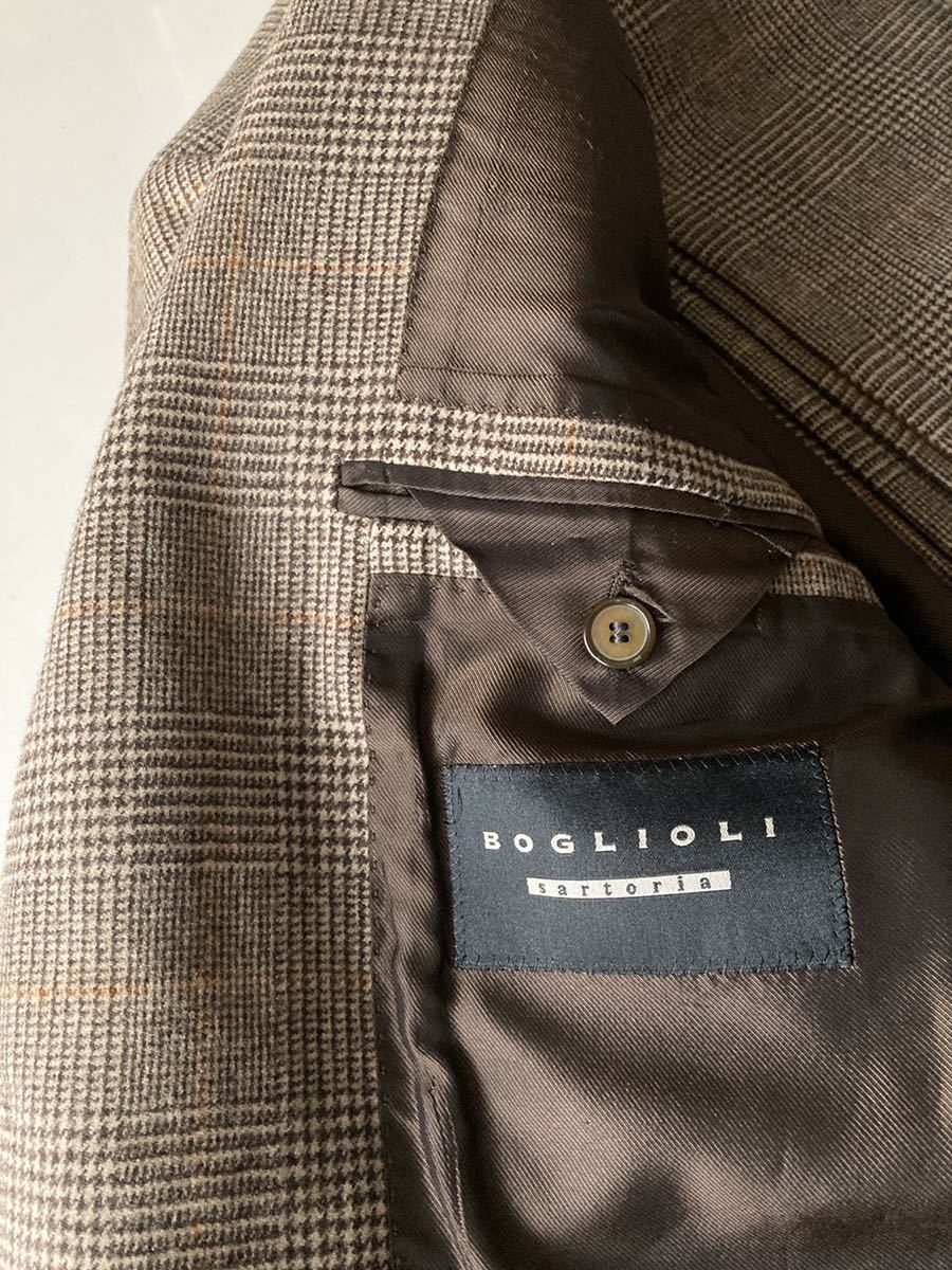 極美品】イタリー製BOGLIOLI/ボリオリ ウインドウペン グレンチェック