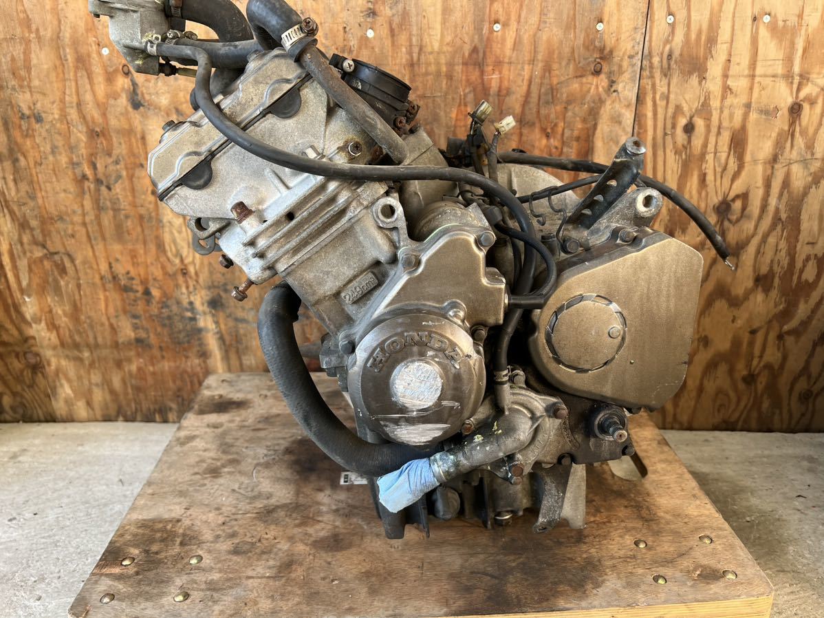 ホンダ CBR250R MC19 純正エンジン本体 クランキングOK レストアベース ニハリMC14 MC22 ジェイド ホーネット