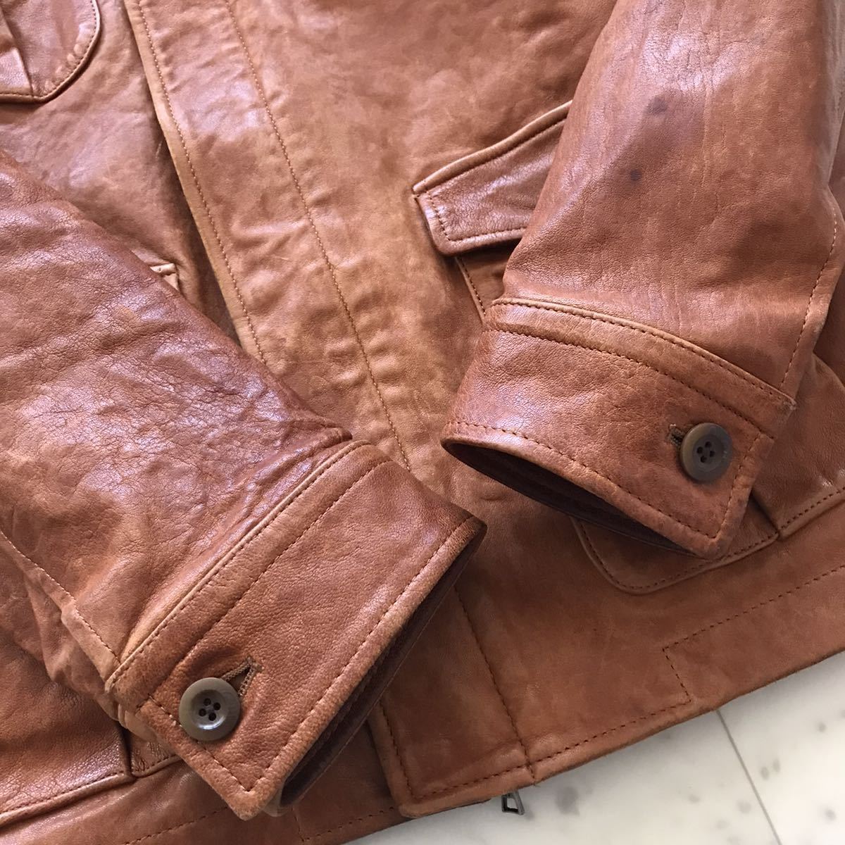 Paul Smith 【不朽の名作】 ポールスミス M-65 ラムレザージャケット 