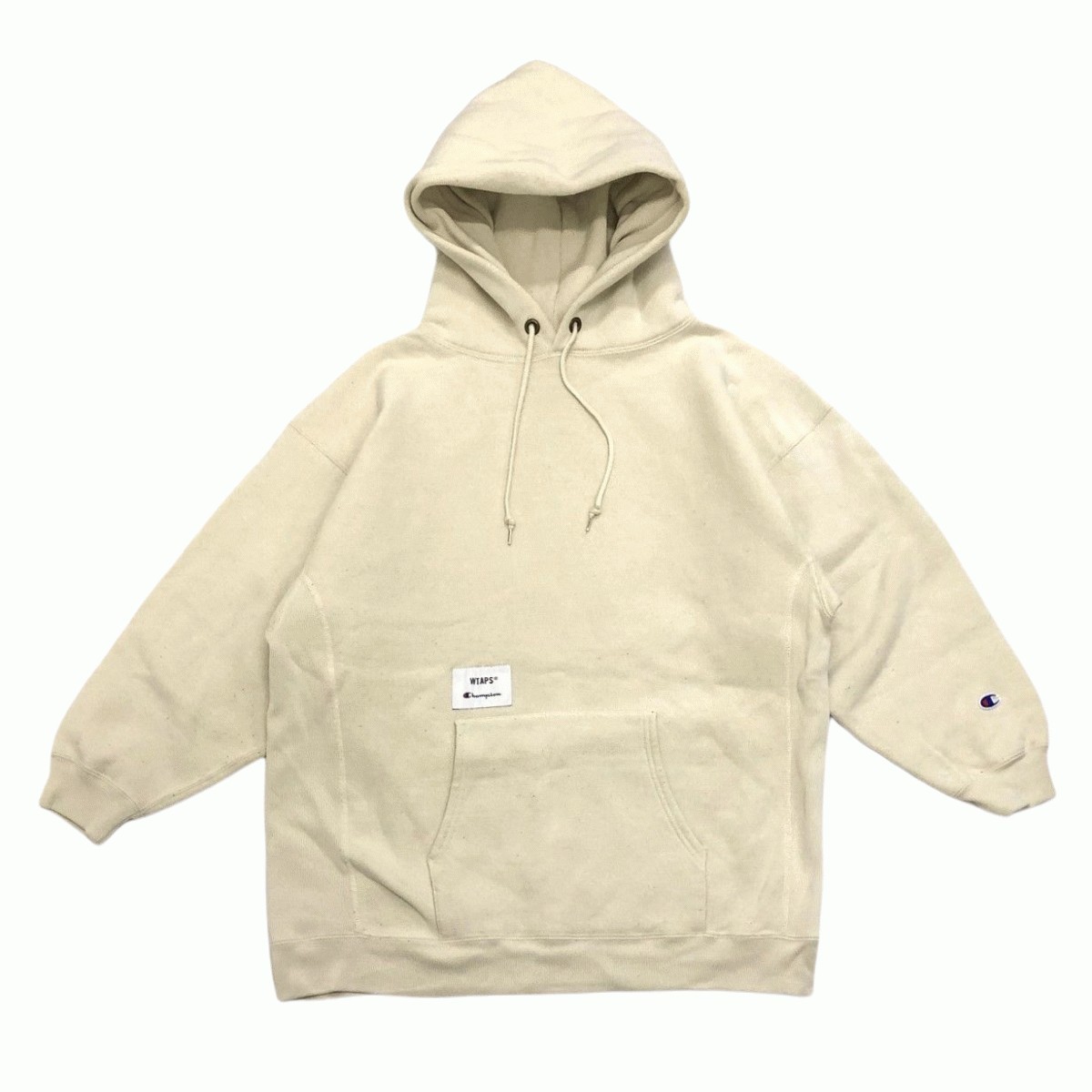 WTAPS × Champion / ACADEMY HOODED REVERSE WEAVE ダブルタップス チャンピオン フーディー スウェット パーカー 表記サイズ(L)