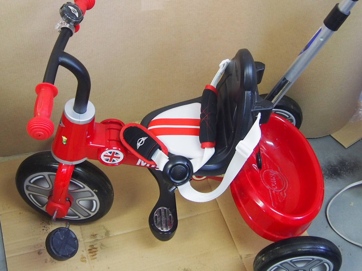 舵取り 三輪車 MINI ミニ レッド 乗用玩具 三輪車 【公式通販】