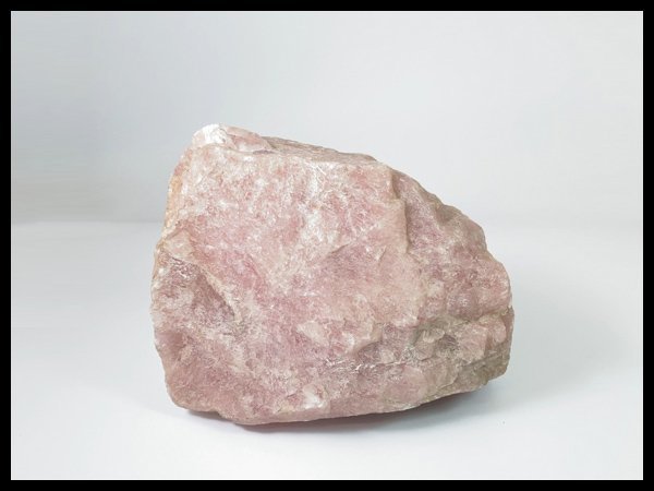 紅水晶（ローズクオーツ）原石〔5081〕 n809 ローズクォーツ 原石 重量