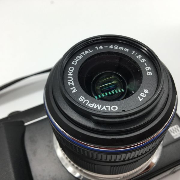 Q-216/ OLYMPUS PEN E-PL1S ミラーレス一眼 レンズセット 14-42mm 1