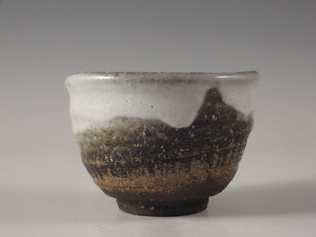 J219 茶道具 石嶋哲彦 - 保証品 メルカリ 栞 共箱 銀彩茶碗 作 M204044 華