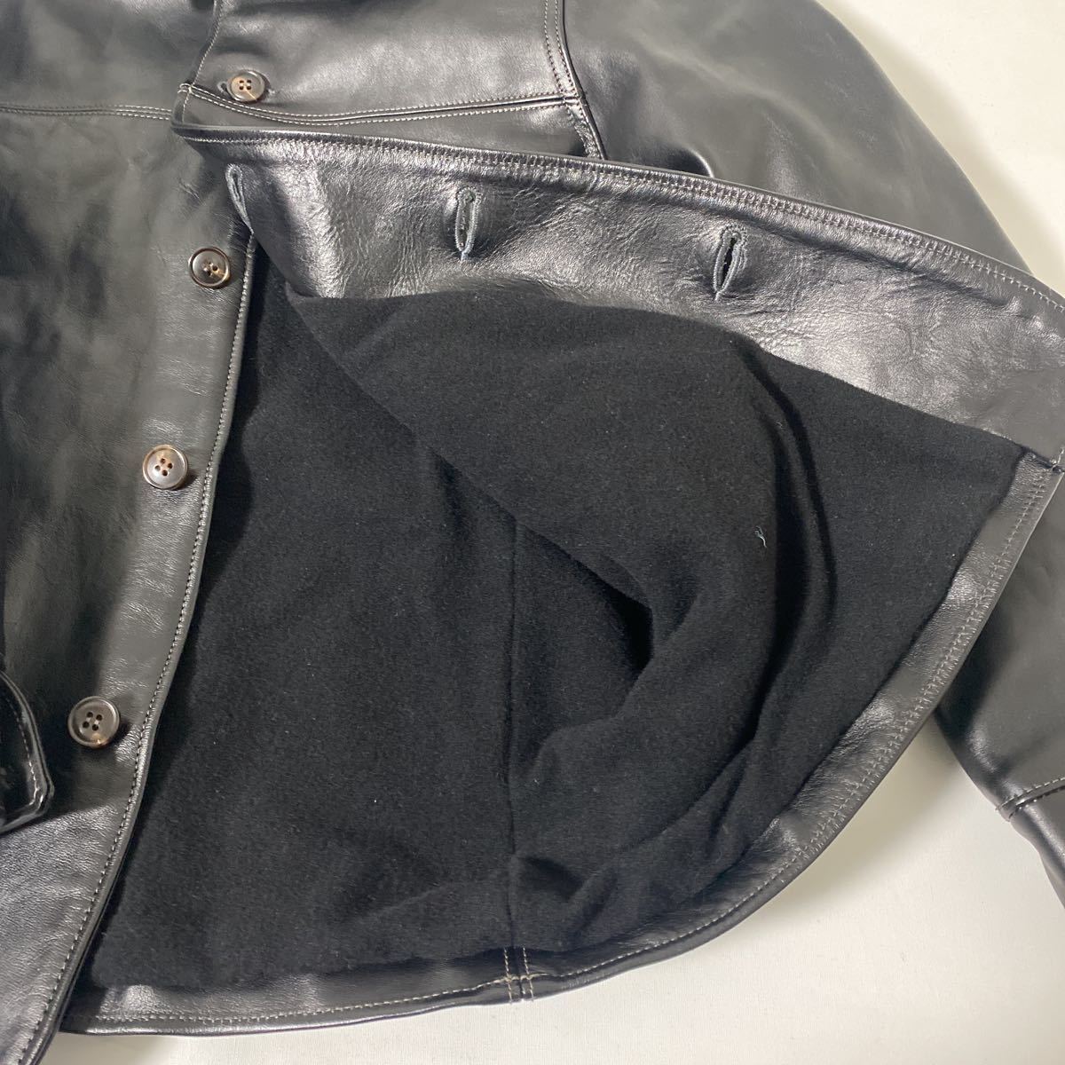 美品 希少 Joe McCoy horse hide jacket 40 ジョー マッコイ 馬 革 