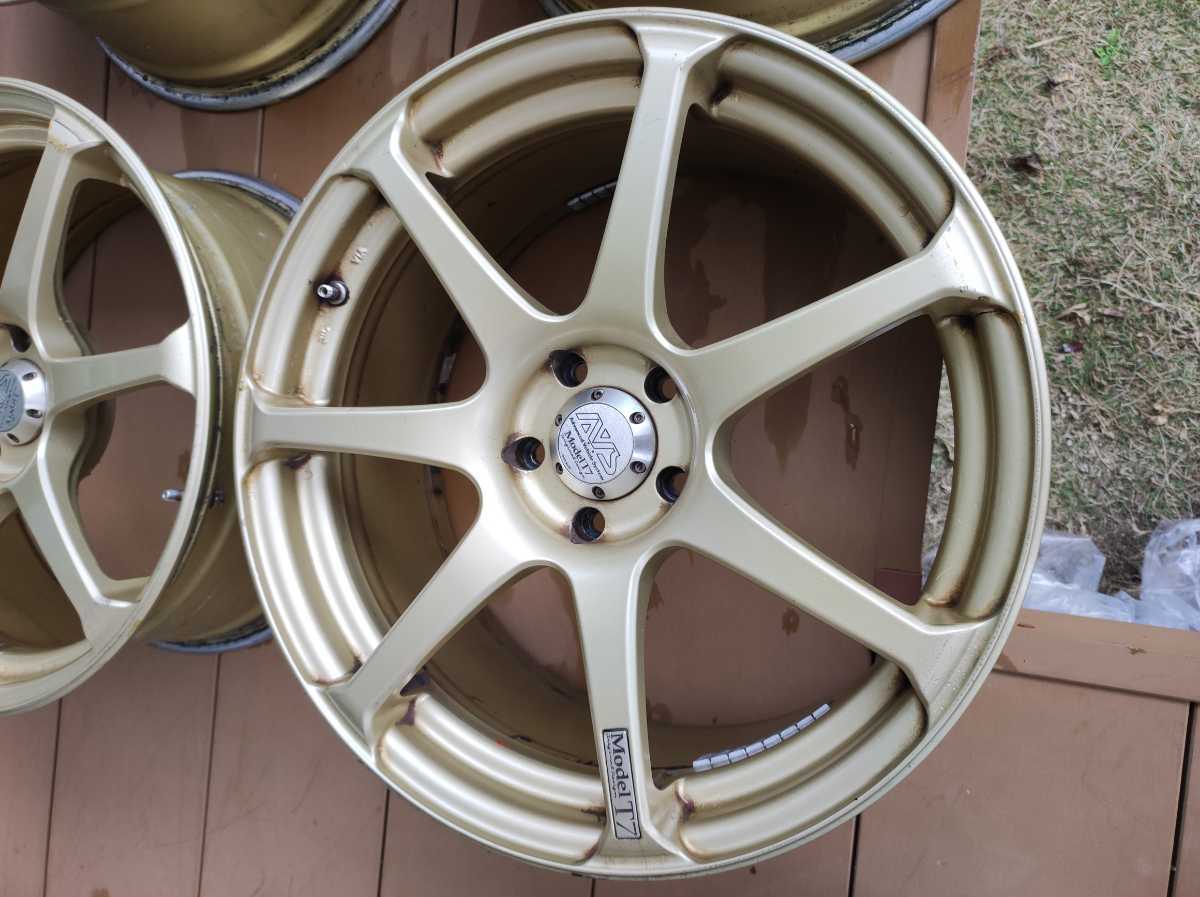 ヨコハマ YOKOHAMA AVS MODEL T7 モデルT7 8j 17インチ インセット38 